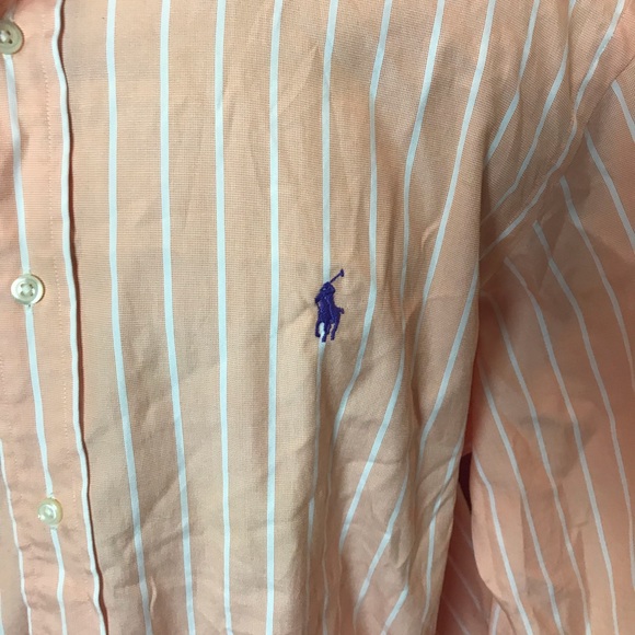 Ralph Lauren polo striped button up shirt size xl - Picture 2 of 4